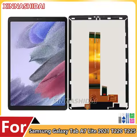 8.7'' Tested LCD Display For Samsung Tab A7 Lite 2021 SM-T220 SM-T225 T220 T225 LCD Touch Screen Dig
