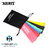 Dây Kháng Lực Tập Gym Bộ 6 Dây Cao Su Kháng Lực Tập Chân Mông Aolikes AL3601 Mini Band Phụ Kiện Tập