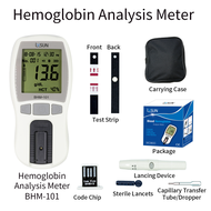 Blood Hemoglobin Test kit Accurate and Fast,Easy for Home Use for Test for HB and HCT with 25pc Test Strips and needle