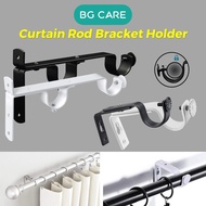 Curtain Rod Holder Adjustable Hanging Bracket Curtain Metal Drapery Wall Mount Penyangkut Rod Langsir Racka Hugad IRJA