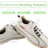 Women Men Professional Bowling Shoes Skidproof Sole Sports Sneakers Breathable Female Bowling Shoes High Quality Training Footwear Plus Size 35-46