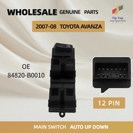 MAIN POWER WINDOW SWTICH 2007-08  TOYOTA AVANZA 84820-B0010
