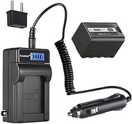 Kastar 1-Pack AG-VBR59 Battery and LCD AC Charger Compatible with Panasonic AG-VBR59 AJ-PX230, AJ-PX