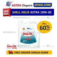 Shell Helix Astra 10W30 API SN - Oli Mesin Mobil [4 Liter] Tidak