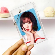 CAHOL ACRYLIC + PHOTO JIWOO H2H + BALLCHAIN card holder acrylic