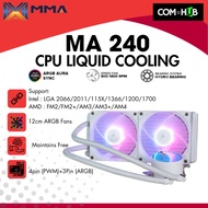 Com Hub PC| MMA BRAND MA240 WATERCOOLING  AURA ARGB SYNC
