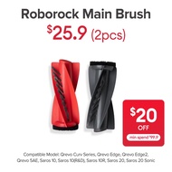 Main Brush for Roborock Qrevo Curv Series, Qrevo Edge, Qrevo Edge 2, Qrevo 5AE, Saros 10/10R/20/20 S