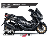 Stiker Nmax Hitam variasi 2021 Cutting Sticker Gold Dan Silver Bahan Oracal
