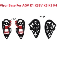 Helmet Visor Base Mechanism For Agv K1 K3sv K5 K3 K4 Casco Moto Shield Lock Motorcycle Helmet Parts