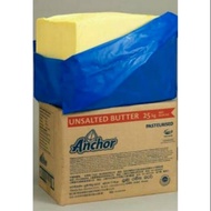 Anchor Unsalted Butter Bulk 25Kg Butter Import Supplier Bahan Kue Tbk