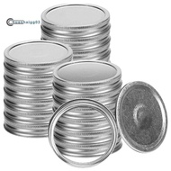 Jar Lids and Rings for Ball Canning Jars Wide Mouth, Split-Type Lids Leak Proof, Reusable Canning Ja