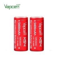 1pc Vapcell Official 26650 K54 3.7v 5400mah 15A Rechargeable Battery True Rated Cell High Quality Bu