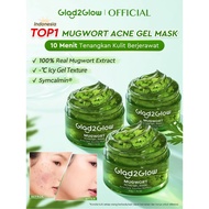 GLAD2GLOW Advanced Mugwort Acne Gel Mask 50g | G2G Acne Mask