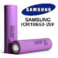 ORIGINAL Samsung 26f 18650 Battery 3.7v Rechargeable 2600mAh Lithium ION Li Ion high quality Charge 