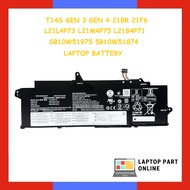 T14S GEN 3 GEN 4 21BR 21F6 L21L4P73 L21M4P75 L21B4P71 SB10W51975 5B10W51874 LAPTOP BATTERY