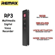 REMAX RP3 - MULTIMEDIA DIGITAL VOICE RECORDER - 16GB BUILT-IN MEMORY - ANARCHY SHOP