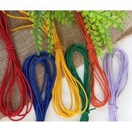 2mm Elastic Rope Elastic Color Rope Rubber Rope Bracelet Rope Mask Strap Elastic Rope 5 Meters Color