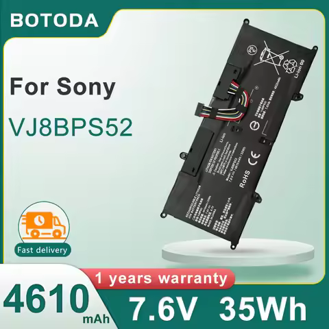 BOTODA VJ8BPS52 7.6V 35Wh 4610mAh Laptop Battery For SONY VAIO S11 VAIO S13 VAIO SX14 Series VJS112C
