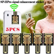 3/5pcs Mobile Network Signal Booster Stickers for SP-9 11 12 Pro Universal Portable Cell Phone Signal Amplifier Enhancement Sticker