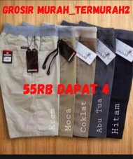 TURUN HARGA TERMURAH 100RB DAPAT 5 CELANA CHINOS PENDEK JUMBO 27-50 COD / CELANA PENDEK BIG SIZE BIS