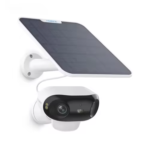 【Hot】REOLINK 4K Solar Security Wireless Outdoor Dual-Lens 8MP Smart Detection ColorX Battery WiFi fo