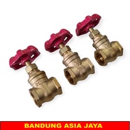 STOP KRAN KUNINGAN GATE VALVE KUNINGAN KRAN PDAM MURAH 1/2" DRAT Mirip Onda