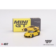 MINI GT MiniGT 497 Porsche 911 Turbo S Racing Yellow