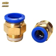 MAINAUSHUI6W Air Connector, PC 4 6 8 10 12MM Multi Size Pneumatic Fitting, Quick Connect Brass Hose 