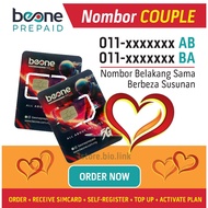 --> NOMBOR COUPLE Kad Sim BeONE Simkad BeONE Prepaid 5G RedONE HiSpeed Data 5G 4G Sim Card Unlimited