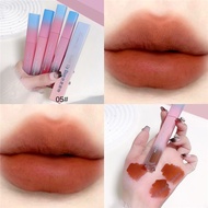 LAMEILA Silky Lipstick Matte Ice Silk Glass Lip Glaze Waterproof Long Lasting Moisturizing Lip Glaze