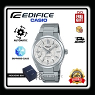 Original Casio Edifice Automatic White Carbon Dial Stainless Steel Band EFK-100CD / EFK-100CD-7A / E
