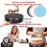 EGROW CAKE DECOR / LIVE / Photography Rotating Display Stand Turntable 6 in 1 14.5cm - QM1047