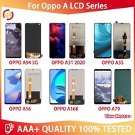 For Oppo A31 LCD Oppo A94 LCD Oppo A79 LCD Oppo A5S LCD Oppo A56 5G LCD Oppo A16 LCD Oppo A16K LCD Oppo A74 4G LCD Oppo A76 LCD Display Screen touch Replacement Cellphone LCD