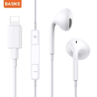 Basike หูฟังไอโฟน หูฟัง iphone หูฟัง Lightning หูฟังไอโฟนแท้ หูฟังเบสหนักๆ for iPhone13/13 pro/12/11/XS/X/8/8Plus