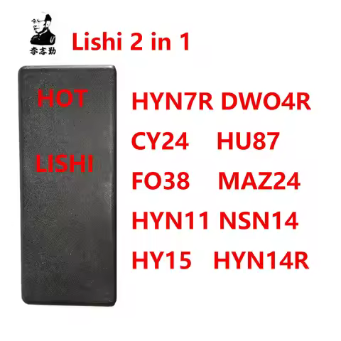 2 in 1 HYN7R DWO4R CY24 HU87 MAZ24 NSN14 FO38 HYN11 HY15 HYN14R LiShi 2in1 locksmith tool