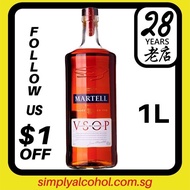 1L Martell VSOP Cognac 1 Liter w Gift Box