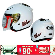 Helm kyt dj maru Warna putih Kyt DJ MARU ORIGINAL TECHNICAL INTERNASIONAL Promo Helm KYT World Class