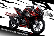 สติ๊กเกอร์ ลายหมาป่า Honda Cbr 150 2019