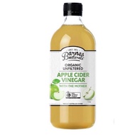 [Date 08 / 25] Barnes Naturals Organic Apple Cider Vinegar (With Cider Vinegar) 1L