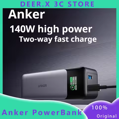 Anker 737 140w Power Bank 24000mah Large Capacity Mobile Power Fast Charging Battery For Iphone Xiao