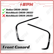 Honda City Sedan / Hatchback Front Rear Canard Bumper Lip Cover Car Exterior Accessories GN2 GN5 GN6