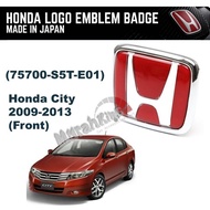 Honda City 2009-2013 FRONT Car Logo Emblem 75700-S5T-E01 (123mm x 99mm)