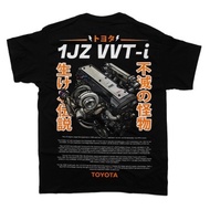 1jz Gte Vvti T-shirt / Engine Motor 6 Cylinder / Unisex / Car Enthusiast / Drifting Drag Jdm