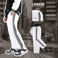 กางเกงวอร์มขายาว3แถบ LOOKER WARM ORIGINAL