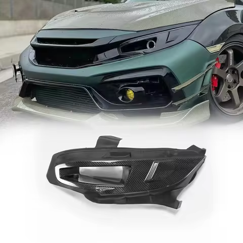 For Honda 10th Gen Civic FC FK7 FK8 EPA Headlight Intake Duct, LHD Driver Side, Sport Tuning Air Flo