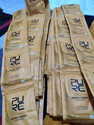 PURC keratin therapy hair mask sachet masker lembut