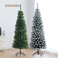 Slim Christmas Tree 4FT/5FT/6FT/7FT Metal Stand Artificial Christmas Tree Decor Decorations For Home