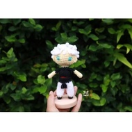 Amigurumi Gojo Satoru Jujutsu Kaisen | Gojo knitted doll | Gojo Satoru | Gojo Keychain