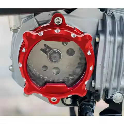 For Honda Monkey Dax Grom Trail CT125 Super Cub 125 Perspective Clear Engine Cam Cover ATV Aluminum 