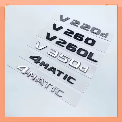 Emblem NIGHT EDITION for Mercedes Benz V Series V260L V220d V250d V300d W447 Car Fender Badge Trunk 